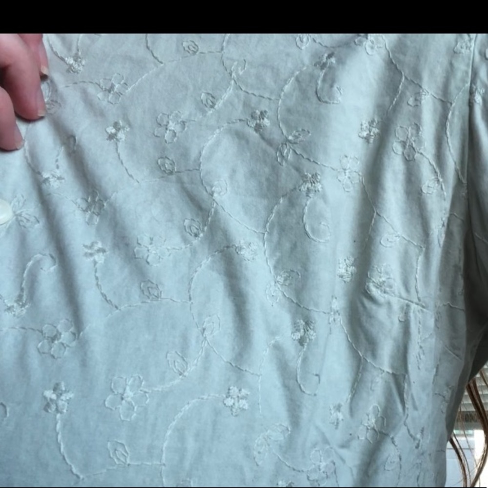 Embroidered button down - Picture 3 of 3